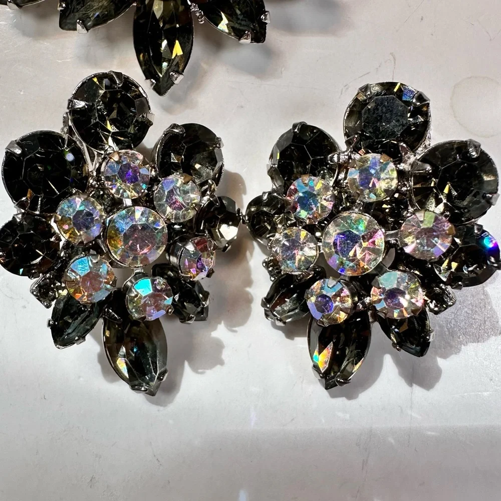 VERIFIED Vintage Juliana D&E brooch & earring set - Picture 11 of 12